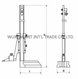 Precision Stainless Steel Digital Height Caliper Gauge With Fine Adjustment